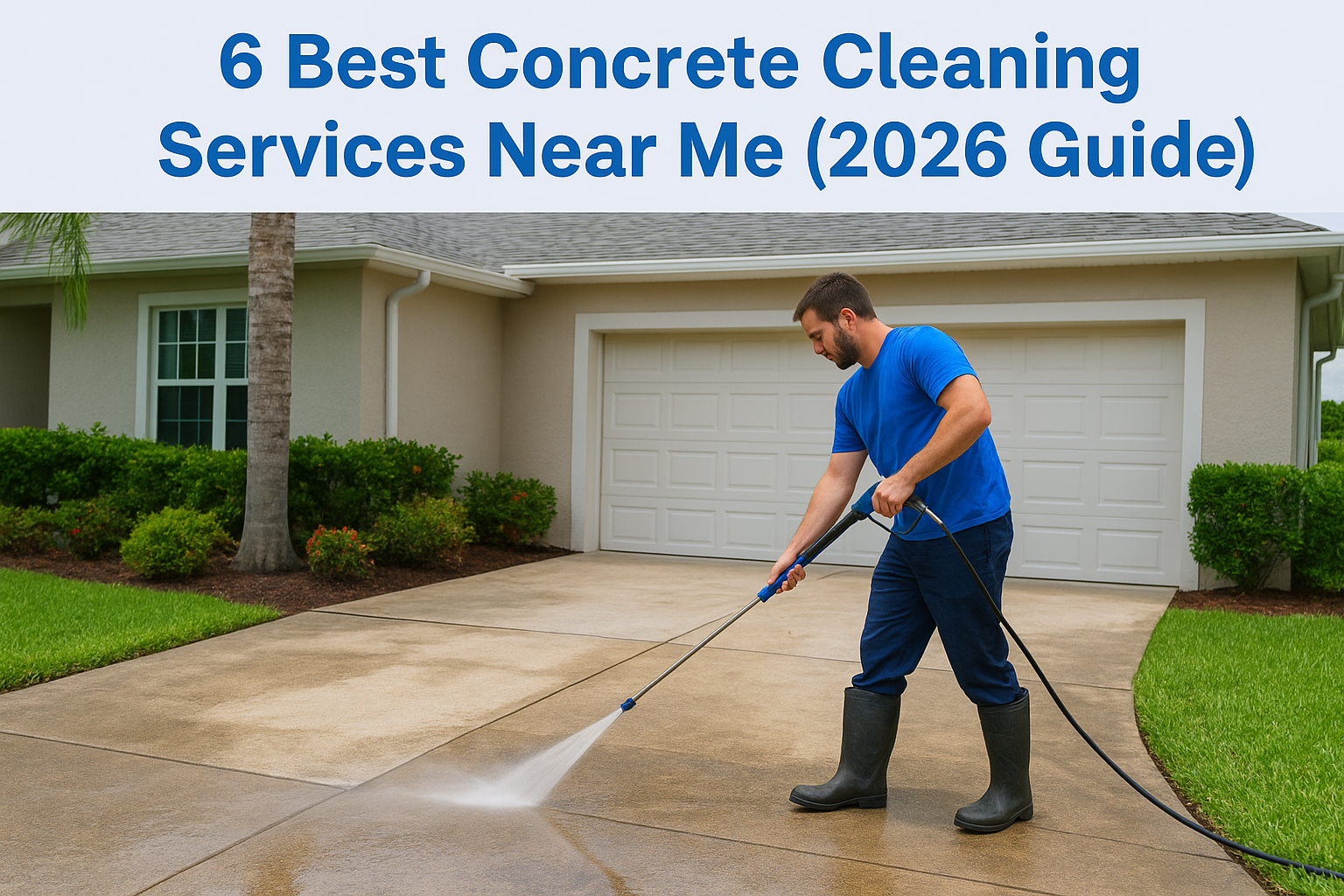 6 Best Concrete Cleaning Services Near Me (2026 Guide) - Clean Roof
