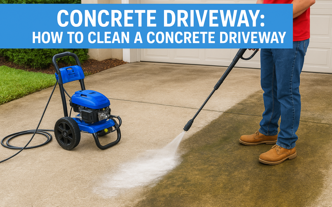 Concrete Driveway: How To Clean A Concrete Driveway
