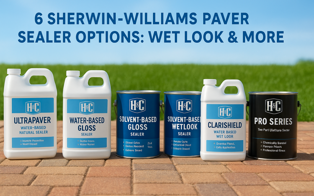 6 Sherwin Williams Paver Sealer Options: Wet Look & More